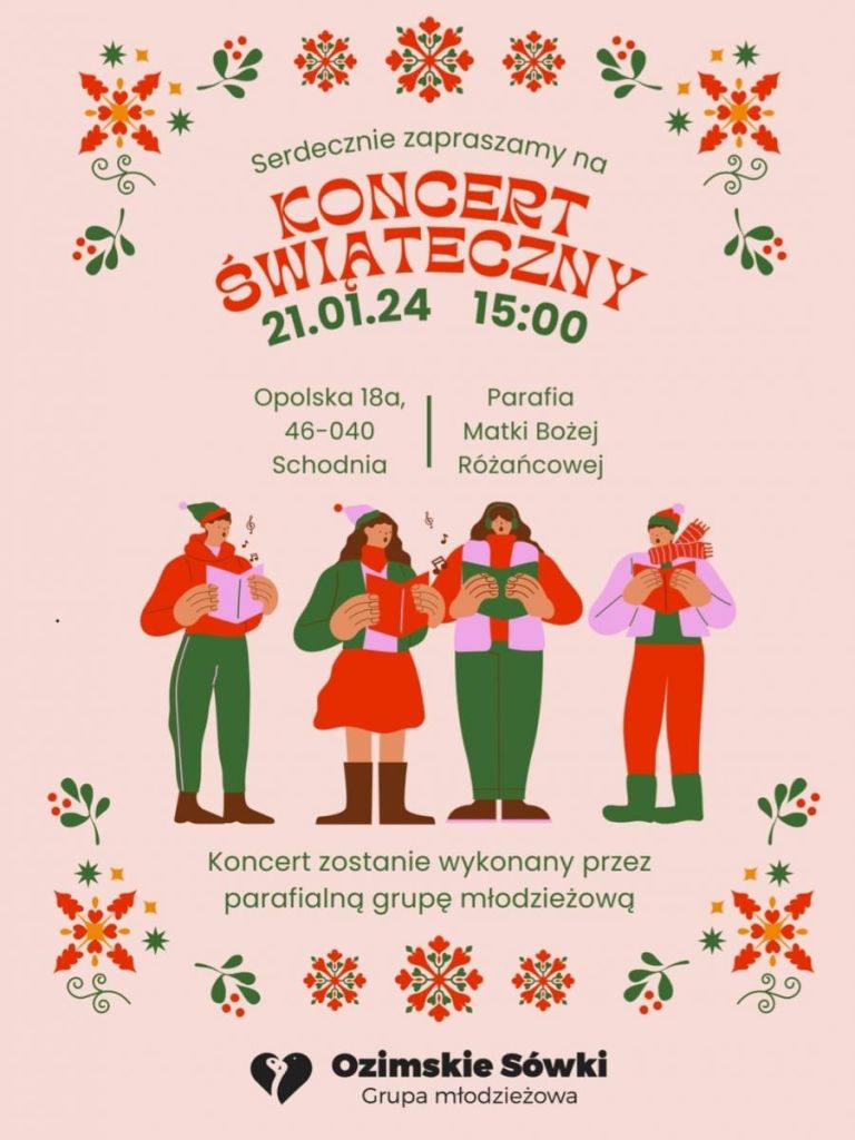 Plakat koncert Schodnia